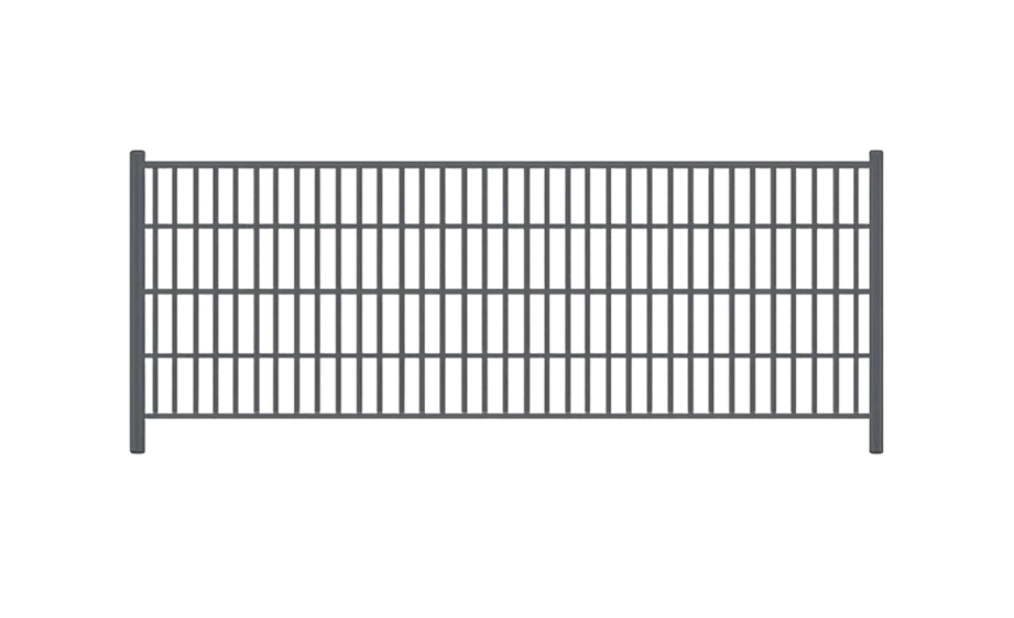 Priehľadné oplotenie 3.5×1.1m Priehľadné oplotenie 3.5×1.1m